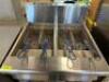 IMPERIAL TWO BANK 50 LB. ELECTRIC FRYERS. - 2