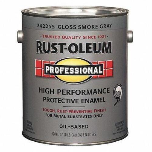DESCRIPTION: (2) GLOSS INTERIOR EXTERIOR PAINT BRAND/MODEL: RUST-OLEUM #3ZHX5 INFORMATION: SMOKE GRAY RETAIL$: $98.09 EA SIZE: 1 GALLON QTY: 2