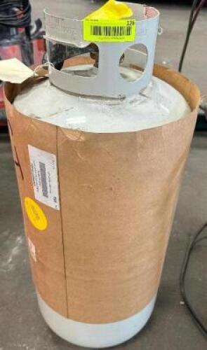 40 LP PROPANE CYLINDER TANK ( WHITE )