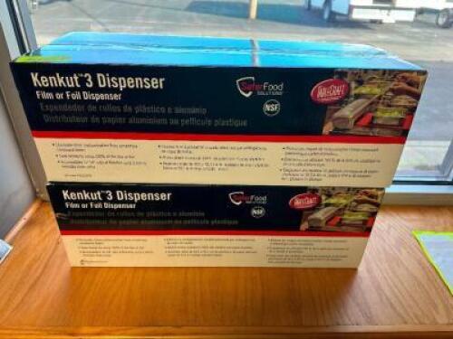 (2) KENKUT 3 FILM / FOIL DISPENSER. NEW IN BOX
