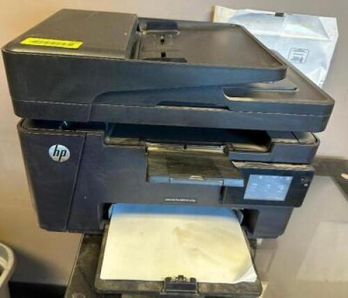 HP LASER JET PRO MFP M127FW PRINTER W/ POWER CORD.