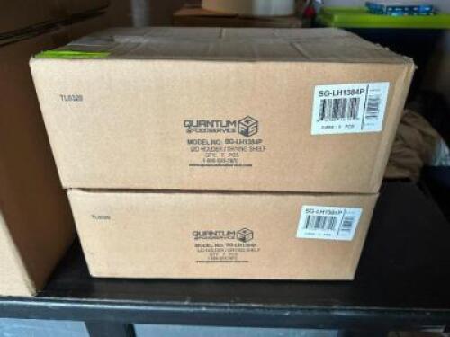 (2) QUANTUM LID HOLDER / DRYING SHELVES - NEW IN BOX