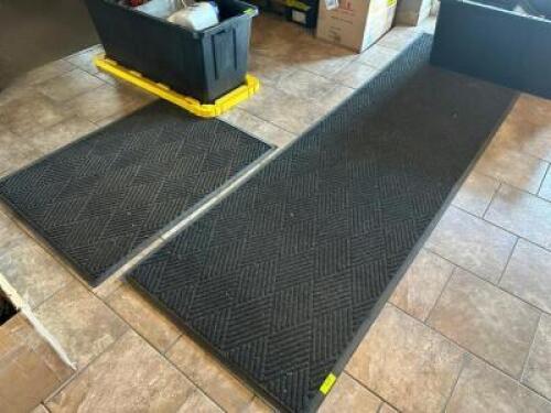 10' TRAFFIC MAT RUNNER AND 5' X 3' TRAFFIC MAT.