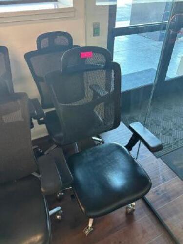 (2) - HIGH QUALITY ROLLING OFFICE CHAIRS