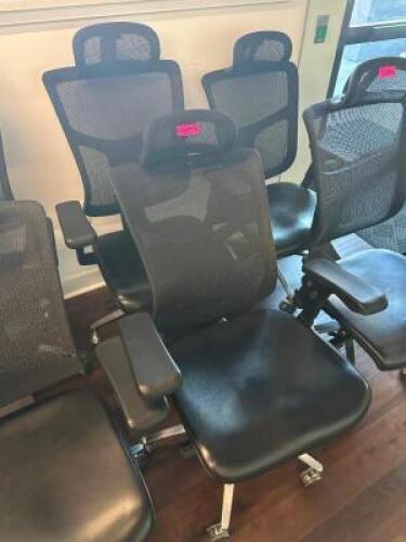 (2) - HIGH QUALITY ROLLING OFFICE CHAIRS