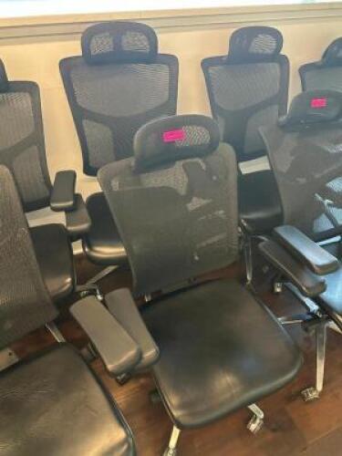 (2) - HIGH QUALITY ROLLING OFFICE CHAIRS