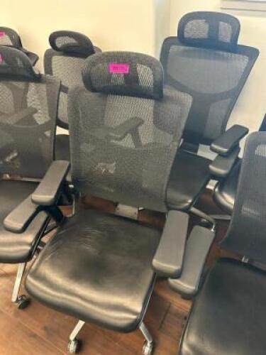 (2) - HIGH QUALITY ROLLING OFFICE CHAIRS