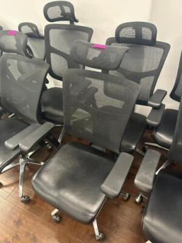 (2) - HIGH QUALITY ROLLING OFFICE CHAIRS