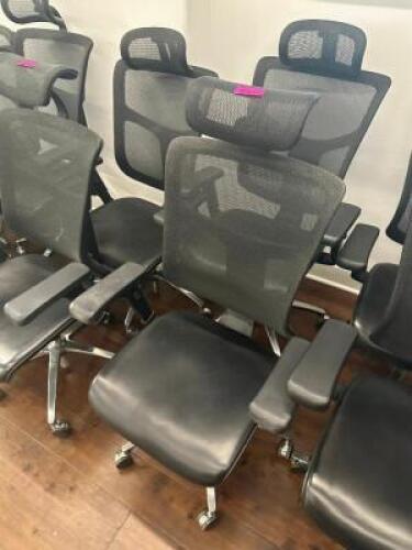 (2) - HIGH QUALITY ROLLING OFFICE CHAIRS