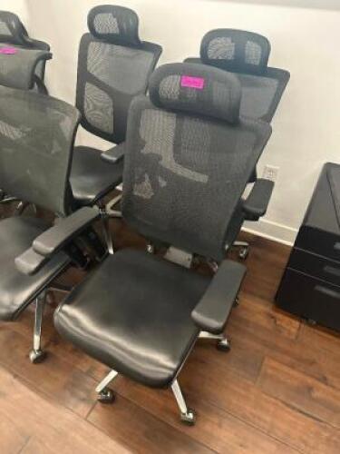 (2) - HIGH QUALITY ROLLING OFFICE CHAIRS