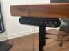 5' X 30" ADJUSTABLE HEIGHT COMPUTER DESK - 4