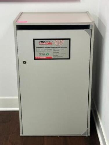 PRO SHRED CONFIDENTIAL DOCUMENT SHREDDING AND RECYCLING BOX