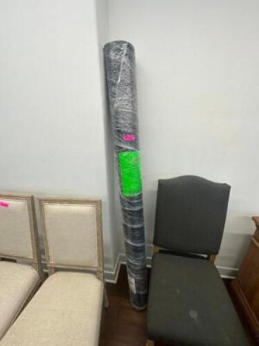6' X 6' ROLL OF AUTOMARINE BLACK FELT MATERIAL