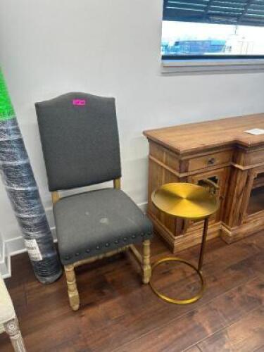 DINING CHAIR WITH END TABLE