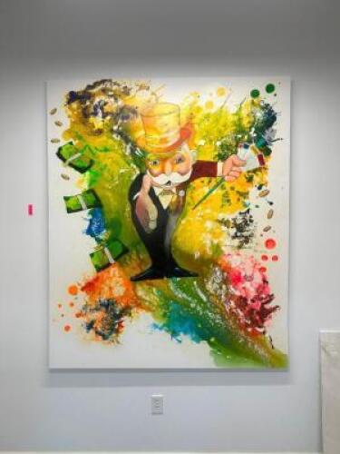 7' X 6' OIL ON CANVAS