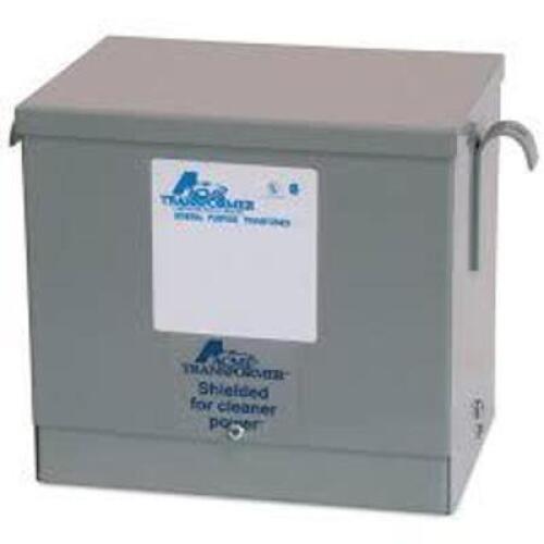 DESCRIPTION: (1) DRY TYPE DISTRIBUTION TRANSFORMER BRAND/MODEL: ACME ELECTRIC #A3030K0310B INFORMATION: GRAY, STEEL SIZE: 60 HZ, 3 PHASE RETAIL$: $132