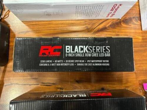 RC BLACK SERIES 8 INCH SINGLE ROW CREE LED BAR