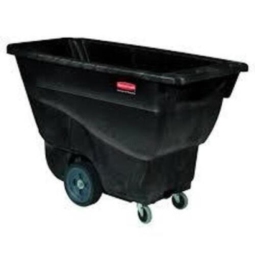 DESCRIPTION: (1) TILT DUMP TRUCK BRAND/MODEL: RUBBERMAID #FG9T1300BLA INFORMATION: BLACK SIZE: 1/2 CU YD RETAIL$: $790.00 EA QTY: 1