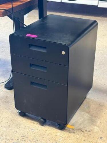 24" HIGH QUALITY ROLLING FILE CABINET WITH TOP PAD