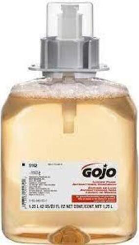 DESCRIPTION: (2) LUXURY FOAM ANTIBACTERIAL HANDWASH BRAND/MODEL: GOJO #FMX-12 RETAIL$: $61.50TOTAL SIZE: 2L QTY: 2