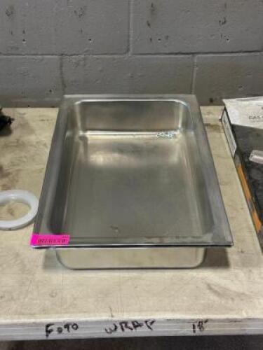 SINGLE FULL SIZED STAINLESS INSERT