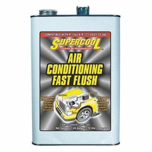 DESCRIPTION: (2) A/C FLUSH BRAND/MODEL: SUPERCOOL #4LTU6 RETAIL$: $56.57 EA SIZE: 1 GALLON QTY: 2