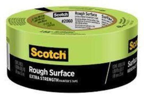 DESCRIPTION: (10) ROLLS OF ROUGH SURFACE PAINTERS TAPE BRAND/MODEL: SCOTCH #2060 INFORMATION: GREEN SIZE: 1.88" X 60.1 YD RETAIL$: $7.63 EA QTY: 10