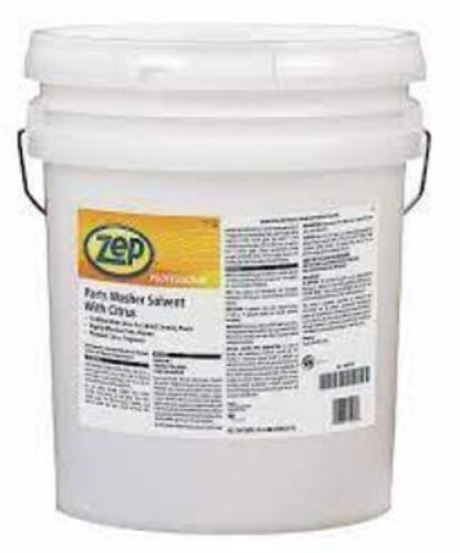 DESCRIPTION: (1) PARTS WASHER SOLVENT BRAND/MODEL: ZEP PROFESSIONAL #4UZE8 INFORMATION: CITRUS RETAIL$: $164.59 SIZE: 5 GALLON QTY: 1