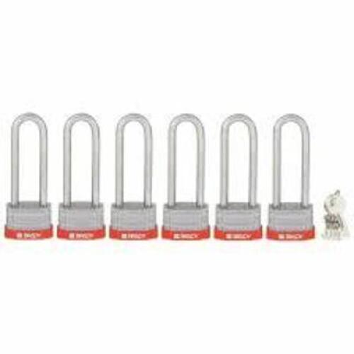 DESCRIPTION: (12) PAD LOCKS BRAND/MODEL: BRADY #Y2357931 INFORMATION: RED RETAIL$: $280.80 TOTAL QTY: 12