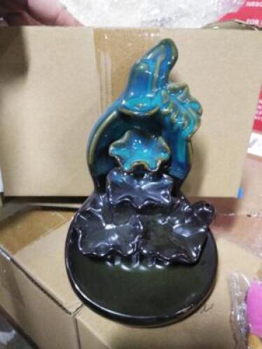 DESCRIPTION: (3) INCENSE BURNER BRAND/MODEL: BACKFLOW INFORMATION: MULTI COLORED RETAIL$: $12.50 EA QTY: 3