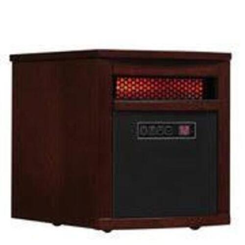 DESCRIPTION: (1) INFRARED QUARTZ HEATERBRAND/MODEL: POWER HEAT #9QH8101-C299W-GINFORMATION: BROWN, 5200BTU, HEATS UP TO 1000 SQFTRETAIL$: $289.99 EAQTY: 1