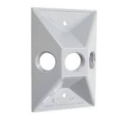 DESCRIPTION: (20) RECTANGULAR CLUSTER COVER BRAND/MODEL: BELL OUTDOOR #23P08 INFORMATION: WHITE SIZE: 5186-1 RETAIL$: $41.80 EA QTY: 20