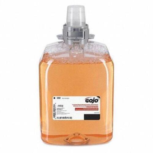 DESCRIPTION: (2) FOAM HAND SOAP BRAND/MODEL: GOJO #3CB50 INFORMATION: ORANGE BLOSSOM SCENT RETAIL$: $105.83 TOTAL SIZE: 2000 ML QTY: 2