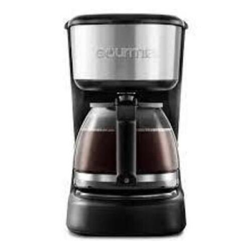 DESCRIPTION: (1) COFFEE MAKER BRAND/MODEL: GOURMIA ONE TOUCH RETAIL$: $18.00 EA QTY: 1