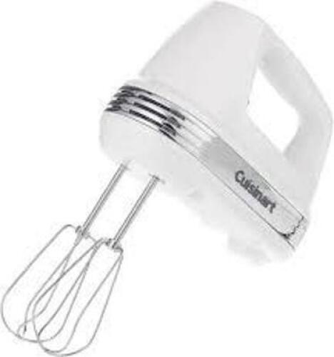 DESCRIPTION: (1) HAND MIXER BRAND/MODEL: CUISINART INFORMATION: 5 SPEED WHITE RETAIL$: $36.57 EA QTY: 1