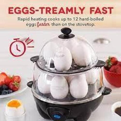 DESCRIPTION: (1) EGG COOKER BRAND/MODEL: DASH D RETAIL$: $20.00 EA QTY: 1