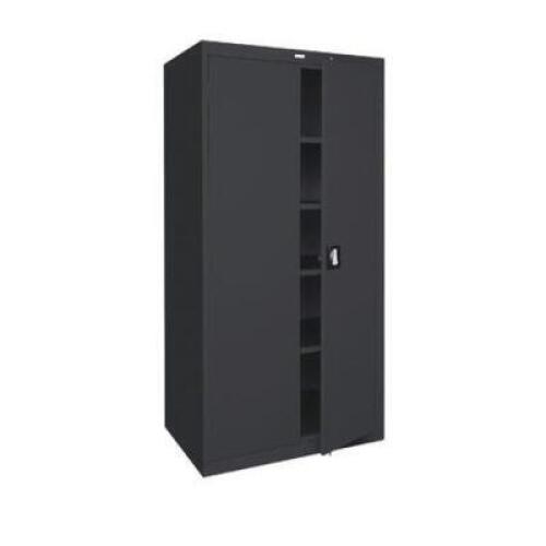 DESCRIPTION: (1) DOUBLE DOOR FLOOR STORAGE CABINET BRAND/MODEL: SANDUSKY #EA4R362478 RETAIL$: $871.69 SIZE: 36X24 QTY: 1