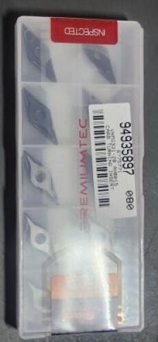 DESCRIPTION: (10) CARBIDE TURNING INSERTSBRAND/MODEL: TUNGALOY VNMG331-28RETAIL$: $142.10QTY: 10
