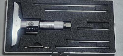 DESCRIPTION: (1) MECHANICAL DEPTH MICROMETER BRAND/MODEL: SPI 17-821-0 SIZE: 6" RANGE RETAIL$: $207.09 QTY: 1