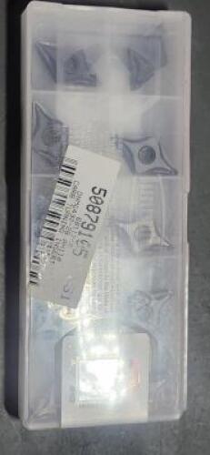 DESCRIPTION: (10) DNMG432TM CARBIDE TURNING INSERTS BRAND/MODEL: TUNGALOY DNMG150404-TM T9225 RETAIL$: 19.70 PER INSERT QTY: 10