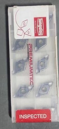 DESCRIPTION: (10) CARBIDE TURNING INSERTS BRAND/MODEL: TUNGALOY DNMG331 E-SS RETAIL$: $135.70 QTY: 10