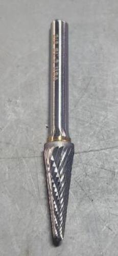 DESCRIPTION: (2) CARBIDE TAPER BURR BRAND/MODEL: ATRAX 85287068 SIZE: 1/8" SD RETAIL$: 27.33 EA QTY: 2