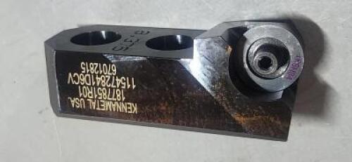 DESCRIPTION: (1) INDEXABLE INSERT CARTRIDGES BRAND/MODEL: KENNAMETAL 1877851 SIZE: 8.375" RETAIL$: $113.59 QTY: 1