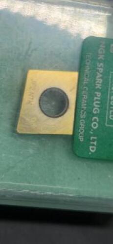 DESCRIPTION: (5) CNGA CERAMIC TURNING INSERTS BRAND/MODEL: NTK JP2 CNGA120408 BQ RETAIL$: $65.70 PER INSERT QTY: 5