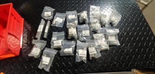 DESCRIPTION: (1) BIN OF VARIOUS COLLARED BUSHING AND BROACHES BRAND/MODEL: DUMONT VARIOUS INFORMATION: MUST INSPECT RETAIL$: $450.00 SIZE: VARIOUS QTY