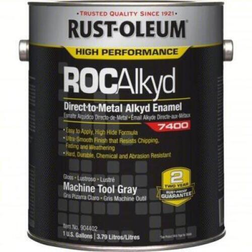 DESCRIPTION: (1) INTERIOR EXTERIOR PAINT BRAND/MODEL: RUST-OLEUM V7400 INFORMATION: MACHINE TOOL GRAY SIZE: 1 GALLON RETAIL$: $115.82 EA QTY: 1