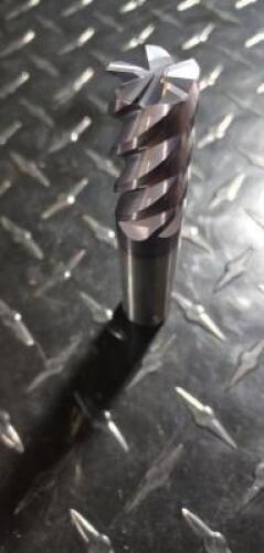 DESCRIPTION: (2) SOLID CARBIDE CORNER/CHAMFER RADIUS END MILLS BRAND/MODEL: SUPERMILL SM5F750A-030 RETAIL$: $ 179.02 EACH SIZE: 3/4"X1-5/8"X4" QTY: 2