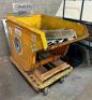 METAL DUMP BIN ON CASTERS