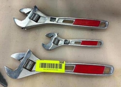 (3) CRESCENT WRENCHES