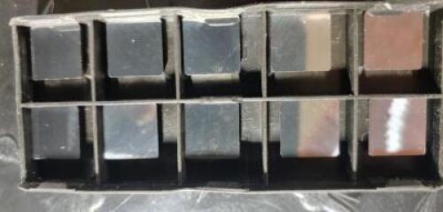 DESCRIPTION: (40) SPG 422 SQUARE TURNING INSERTS BRAND/MODEL: TMX 6-SPG-4222 INFORMATION: C2, UNCOATED RETAIL$: $ 13.55 PER INSERT QTY: 40